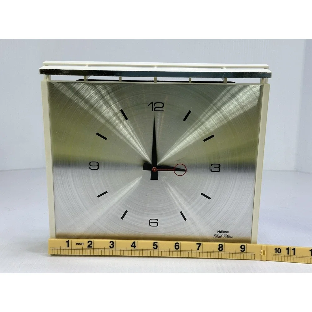 VTG Nutone Clock Chime Door Bell Model LA 89 Telechron Movement USA Not Tested